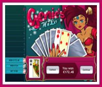 Genie's Hi-Lo Instant Win Game