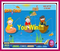 Gone Fishin' Online Scratchcard Game