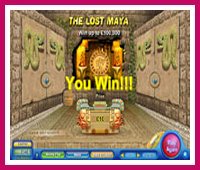 The Lost Maya Online Scratchcard