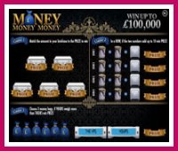 Money Money Money Online Scratchcard